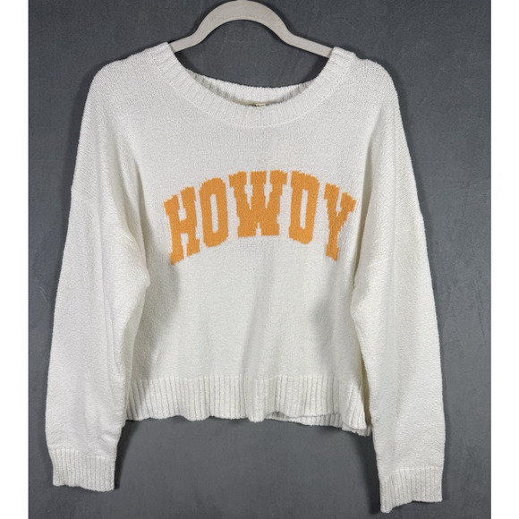 White Crow Women's‎ Howdy Lightweight Sweater Size XL New With Tags - Picture 1 of 7